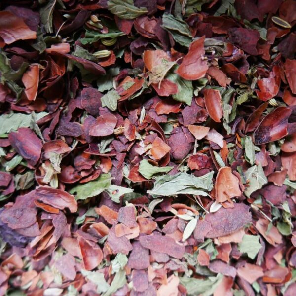 Écorces de cacao pour infusion : Anis vert, orange, menthe poivrée et tilleul - 100g – Image 2