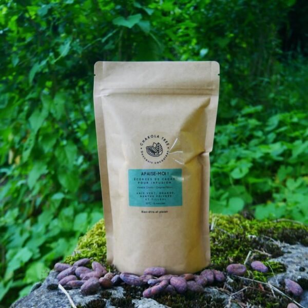 Écorces de cacao pour infusion : Anis vert, orange, menthe poivrée et tilleul - 100g – Image 3