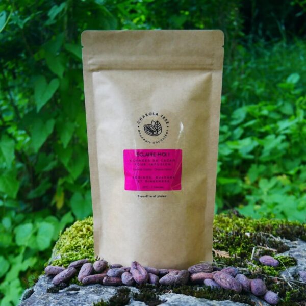 Écorces de cacao pour infusion : Rooibos, guarana et gingembre - 100g – Image 3