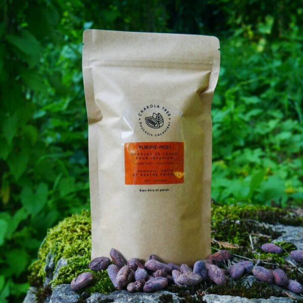 Écorces de cacao pour infusion : Fenouil, ortie et menthe poivrée - 100g – Image 2