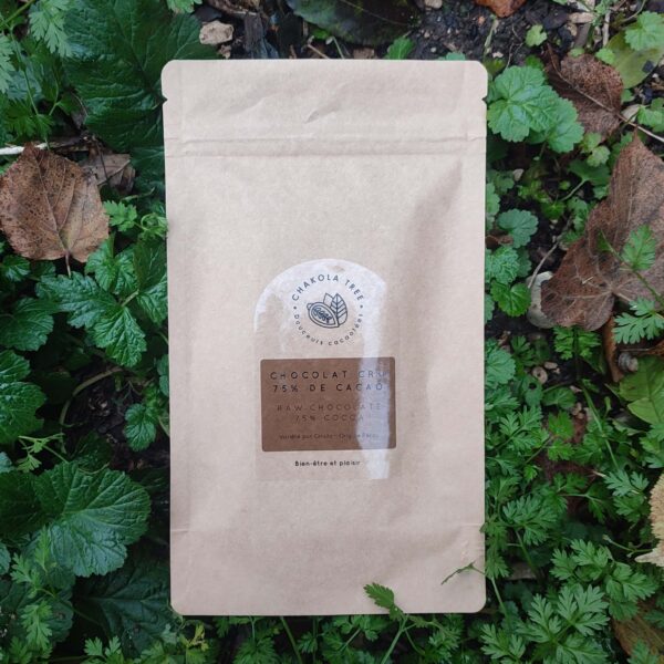 Tablette de chocolat CRU 75% de cacao - Nature