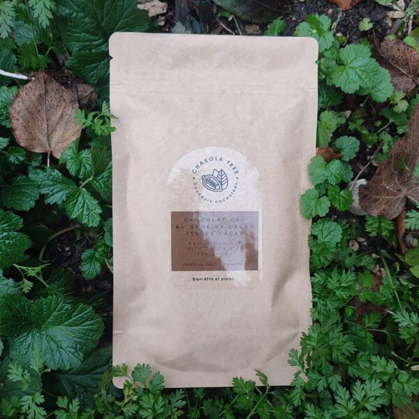 Tablette de chocolat CRU 75% de cacao - Grué de cacao